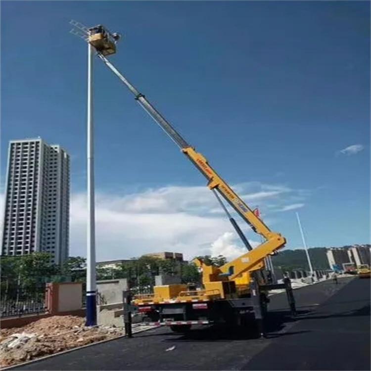 明光维修路灯的曲臂升降车出租