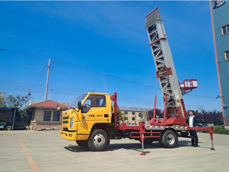 明光常年租赁32米云梯车