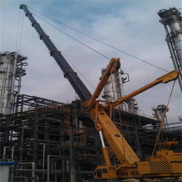 明光厂房钢结构吊装租赁多少吨吊车合适？